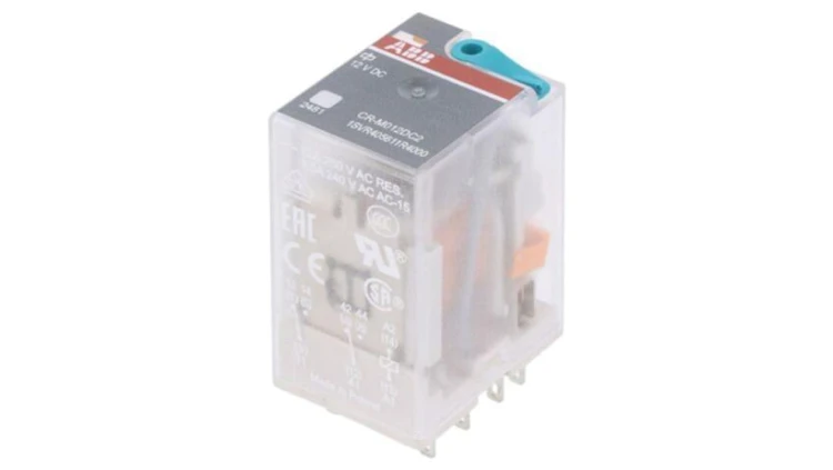 CR-M012DC2 Przekaźnik elektromagnetyczny, DPDT, Napięcie Cewki: 12VDC, max.250VAC