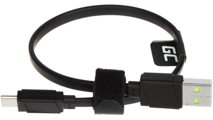 PRZEWÓD USB-A/USB-C/0.25M-GC GCmatte 0.25m Green Cell
