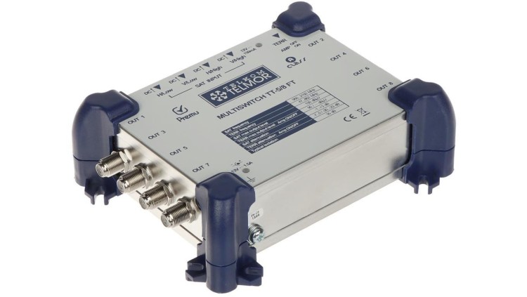 MULTISWITCH TT-5/8-FT-PREMU 5 WEJŚĆ / 8 WYJŚĆ TELMOR