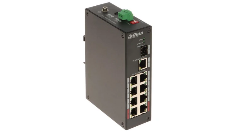 SWITCH PRZEMYSŁOWY POE PFS3110-8ET-96-V2 8-PORTOWY SFP DAHUA