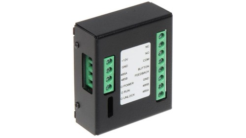 Kontroler 1-drzwiowy, dedykowany do podłączenia sterowania drugich drzwi, DC12V, Max 1W, konwerter RS485 ,v.2, DAHUA
