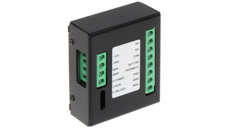 Kontroler 1-drzwiowy, dedykowany do podłączenia sterowania drugich drzwi, DC12V, Max 1W, konwerter RS485 ,v.2, DAHUA