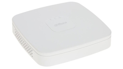 Rejestrator NVR DAHUA, 8x kam. IP, wyjście HDMI VGA, pasmo 80Mb/s, maks. 12Mpix, maks. 1x16TB, ONVIF, 12 VDC