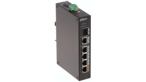 SWITCH PRZEMYSŁOWY POE PFS3106-4ET-60-V2 4-PORTOWY SFP DAHUA