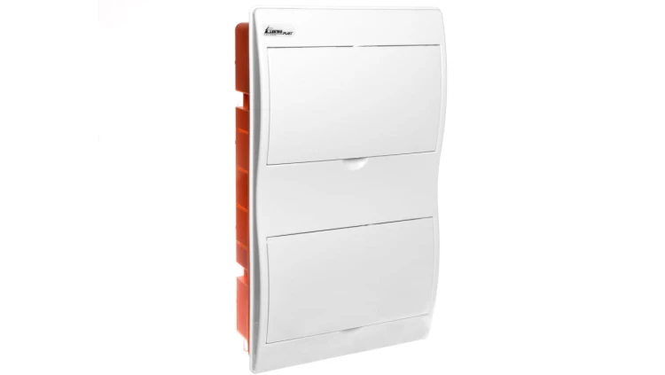 Rozdzielnica modułowa 2x8 podtynkowa IP40 RP-16/B Fala (N+PE) 8.14