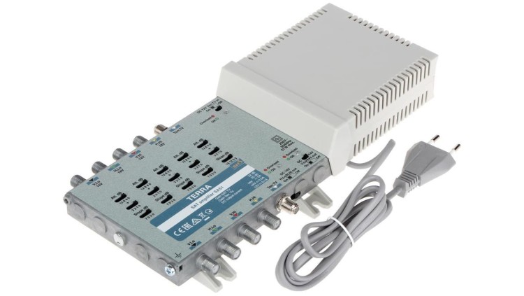 WZMACNIACZ DO MULTISWITCHY SA-51 5 WEJŚĆ / 5 WYJŚĆ TERRA