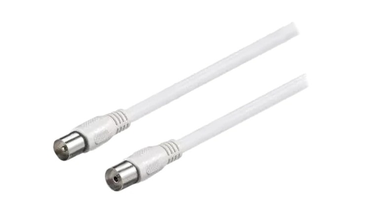 A+/SAT-M/F-1000-WH Kabel 10m PVC klasa ekranowania A+ biały 75