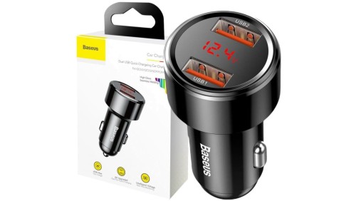 ŁADOWARKA SAMOCHODOWA Baseus Magic CCMLC20A-01 45W 6A 2x USB-A QC 3.0