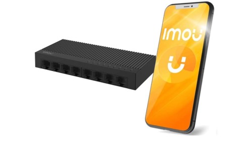 Switch Imou 8-portowy SF108C plastikowa obudowa 100Mbps