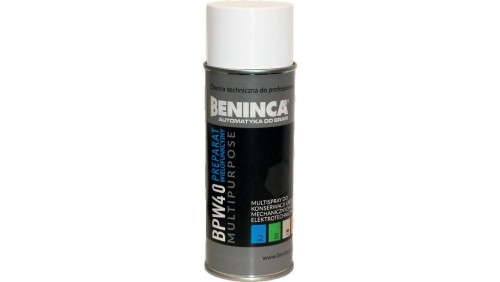 CHEMIA: Preparat wielofunkcyjny Beninca BPW40 400ml do bram/automatyki/napędów