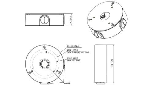 Uchwyt - adapter do kamer DAHUA PFA13G