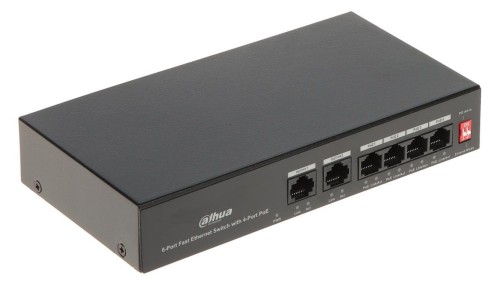 SWITCH POE PFS3006-4ET-36 4-PORTOWY DAHUA