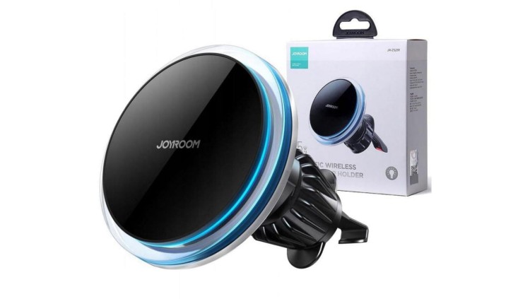 Uchwyt samochodowy magnetyczny ładowarka indukcyjna Joyroom JR-ZS291 Qi 15W MagSafe Apple Iphone
