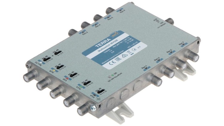 MULTISWITCH MV-508 5 WEJŚĆ / 8 WYJŚĆ TERRA