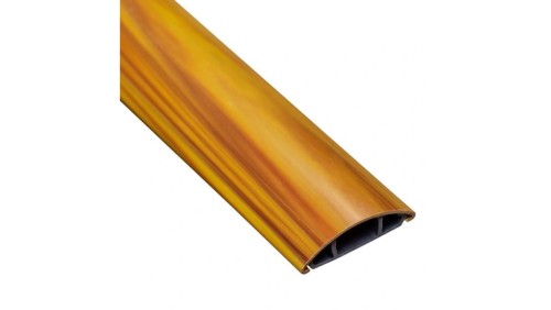 Listwa maskująca przewody TV maskownica uniwersalna napodłogowa naścienna 50x15mm drewno jasne 2m