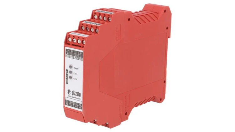 CS-AR-07M024 Moduł: przekaźnik bezpieczeństwa 24VAC 24VDC na szynę DIN