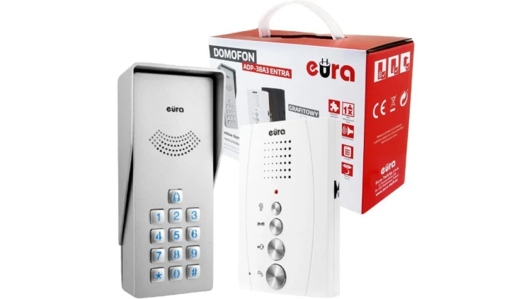 Domofon EURA ADP-38A3 ENTRA bialy