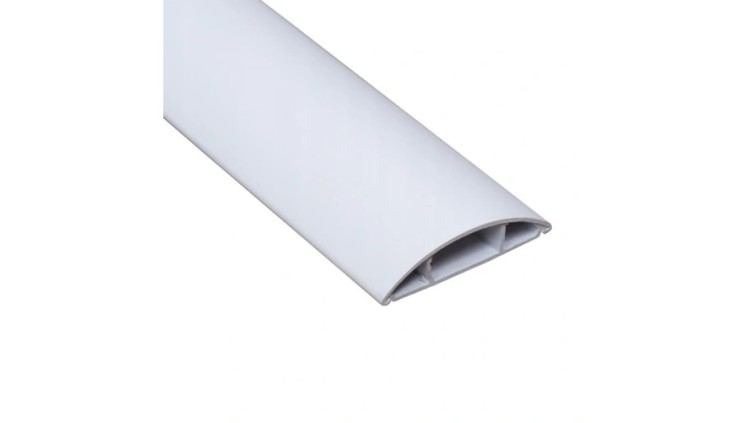 Listwa maskująca przewody TV maskownica uniwersalna napodłogowa naścienna 75x18mm biała 2m
