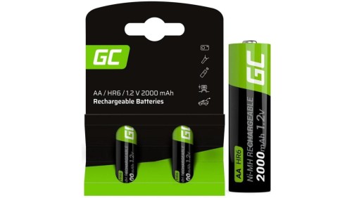 AKUMULATORKI Green Cell 2x AA HR6 2000mAh GR06