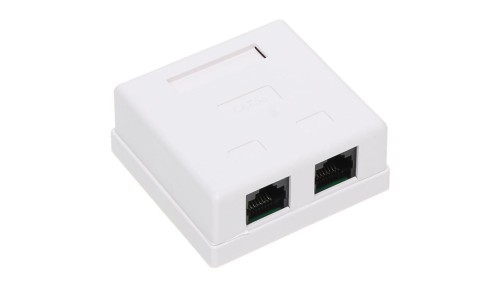GNIAZDO KOŃCOWE RJ45-2G2 PODWÓJNE