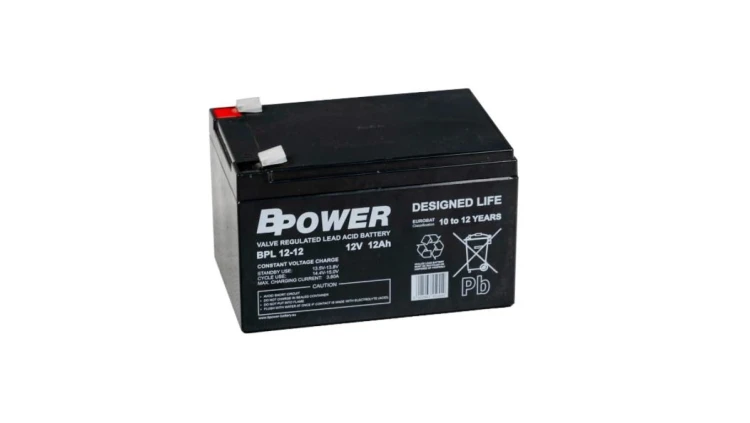 BPower Akumulator 12V BPL 12Ah żywotność: 10-12 lat terminal T2