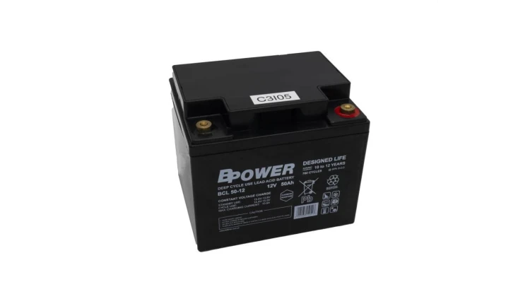 BPower Akumulator 12V BPL 50Ah żywotność: 10-12 lat