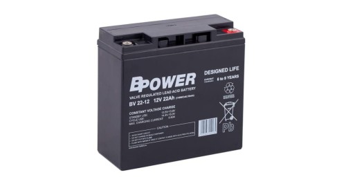 BPower Akumulator 12V BV 22Ah żywotność: 6-9 lat