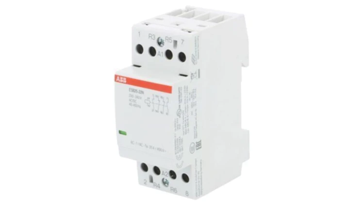 ESB25-22N-06 Stycznik 4-biegunowy instalacyjny, 25A, 230÷240VAC,230÷240VDC