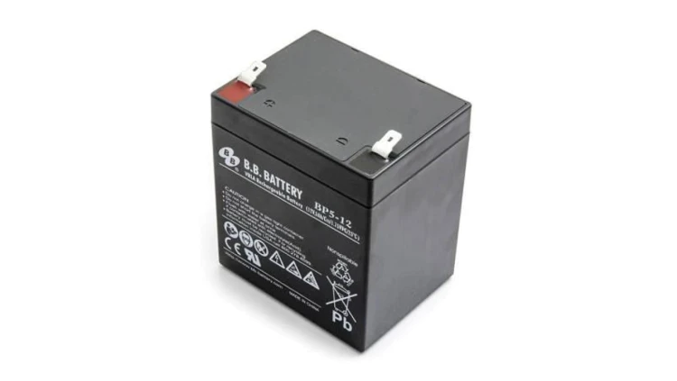 AKUMULATOR AGM BB Battery 12V-5Ah o żywotności 6-9 lat terminal T2
