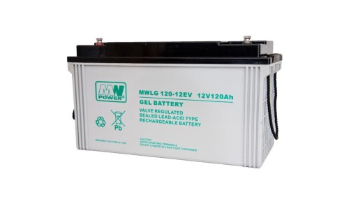 MW Power Akumulator 12V MWLG 120Ah żywotność: 12-15 lat