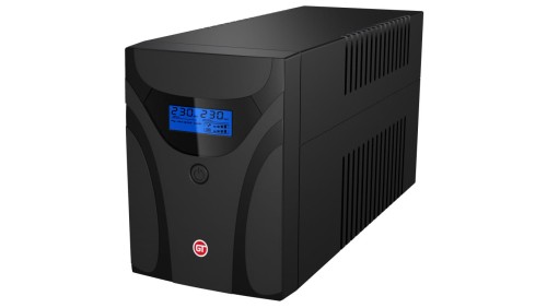 GT UPS POWERbox Tower 1200VA/600W Line-Interactive 4xSCHUKO 24V-7Ah LCD