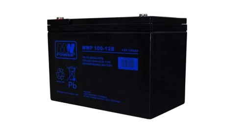 MW Power Akumulator 12V MWP 100Ah żywotność: ponad 12 lat śruba M6