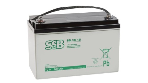 AKUMULATOR AGM SBL 12V-100Ah o żywotności 10-12 lat