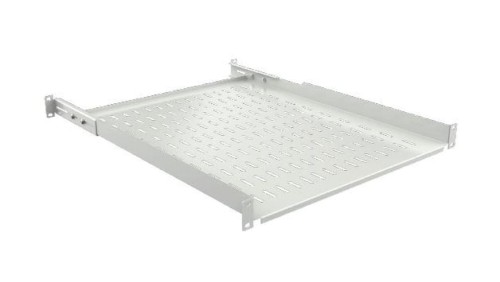 MIRSAN Półka 550mm z podporami perforowana z tyłu szara