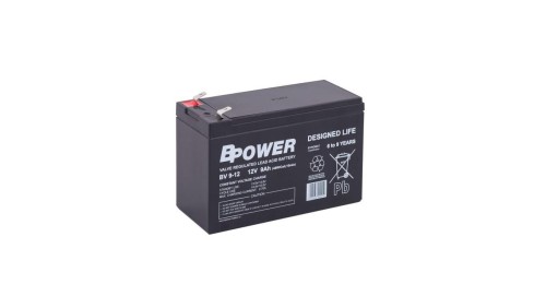 BPower Akumulator 12V BV 9Ah żywotność: 6-9 lat terminal T2
