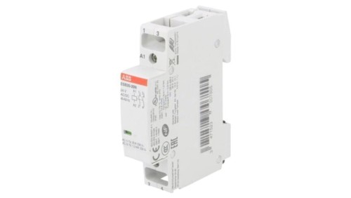 ESB20-20N-01 Stycznik 2-biegunowy instalacyjny, 20A, 24VAC,24VDC, NO x2