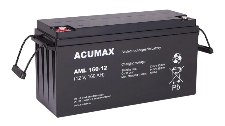 ACUMAX Akumulator 12V AML 160Ah żywotność: 10-12 lat