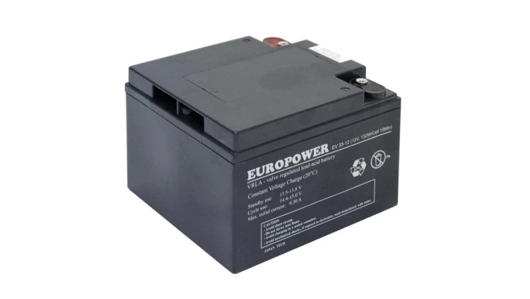 EUROPOWER Akumulator 12V EV 33Ah żywotność: 6-9 lat (o zwiększonej pojemności)