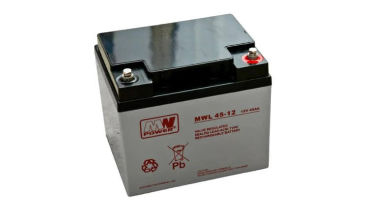 MW Power Akumulator 12V MWL 45Ah żywotność: 10-12 lat śruba M6