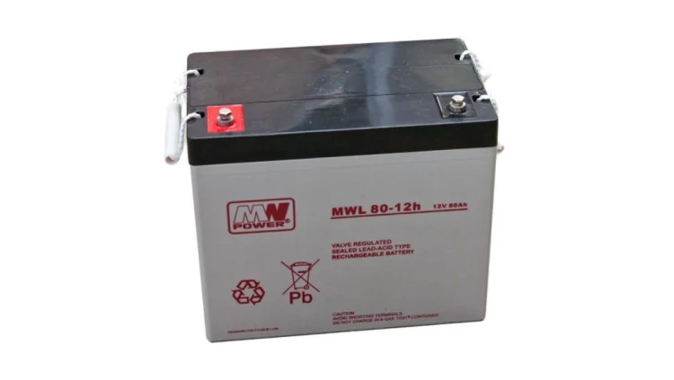 MW Power Akumulator 12V MWL 80Ah żywotność: 10-12 lat śruba M6