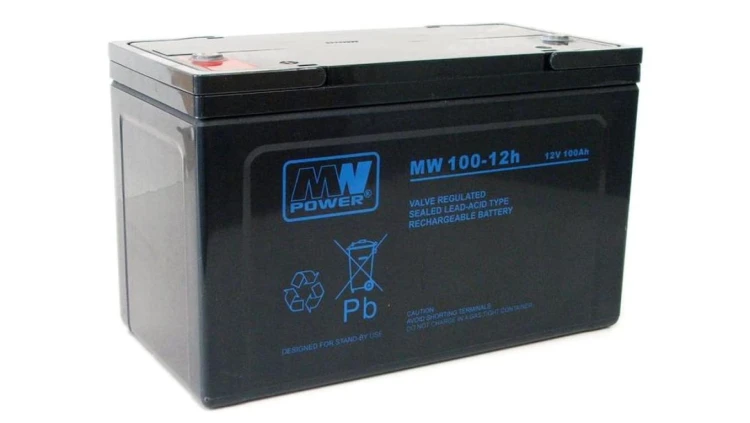 MW Power Akumulator 12V MWP 100Ah żywotność: ponad 12 lat śruba M6