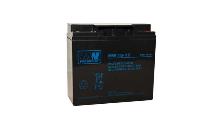 MW Power Akumulator 12V MW 18Ah żywotność: 6-9 lat śruba M5