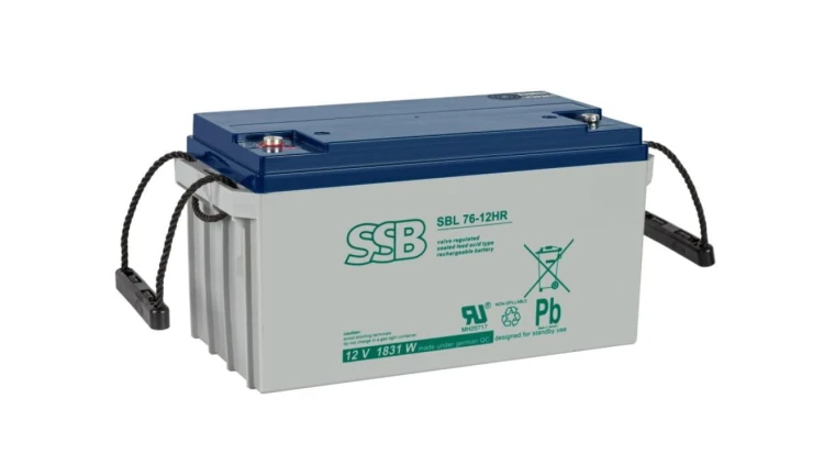 AKUMULATOR AGM SBL 12V-65Ah dla C20 o żywotności 15 lat