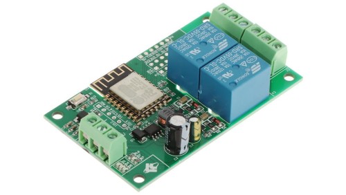 MODUŁ PRZEKAŹNIKOWY ESP12-2R-D8 Wi-Fi