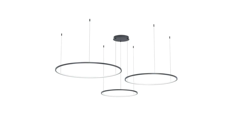 Lampa wisząca Saturno Black 100W LED ML0846 Milagro