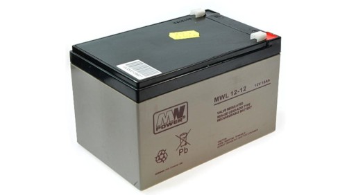 MW Power Akumulator 12V MWL 12Ah żywotność: 10-12 lat terminal T1