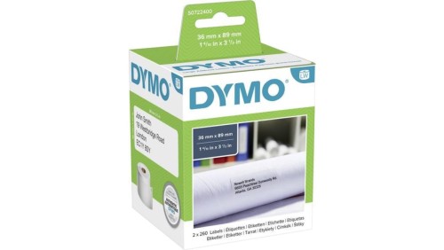 DYMO Etykieta 89 x 36mm biała