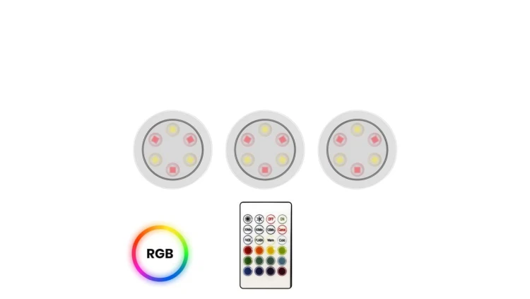 Lampka Podszafkowa Jojo RGB + 3000/6000K Trójpak EKB1438 Eko-Light