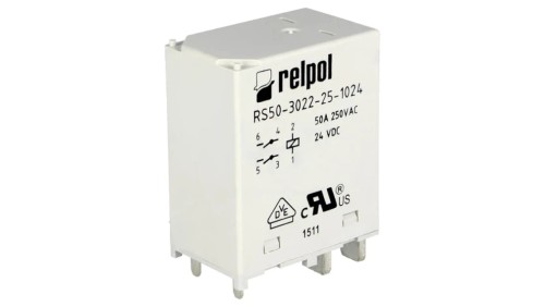 RS50-Z-24VDC Przekaźnik: elektromagnetyczny DPST-NO Ucewki: 24VDC 50A RS50