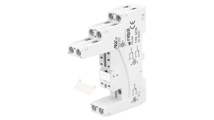GZT80 Podstawka PIN: 8 12A 300VAC na panel,na szynę DIN -40...70C